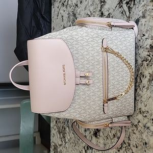 Michael Kohrs Jet Set Medium Leather Backpack